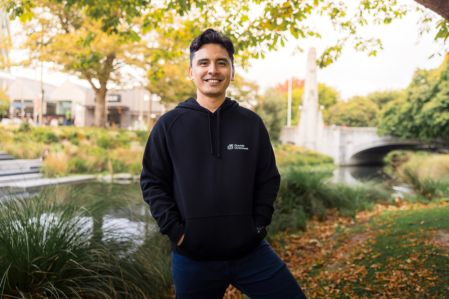 ŌC BLACK HOODIE