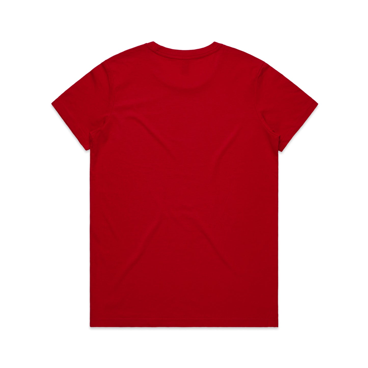 WOMEN'S TEE – Red with Black print